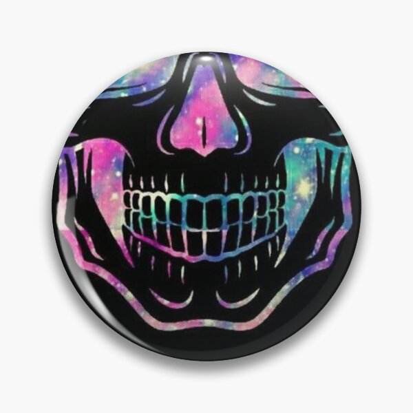 Item preview, Galaxy Skull Face Mask designed and sold by ProfCatPardus.