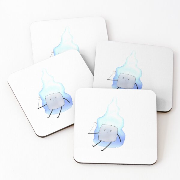 Artikelvorschau, Flammender Marshmallow entworfen und verkauft von Purplepugprints.