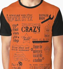 Helden der Olympus-Zitate Grafik T-Shirt