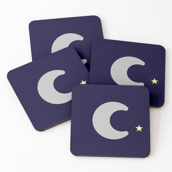 Item preview, midnight blue  star and moon designed and sold by The Poette.