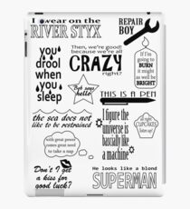 Vinilo o funda para iPad Heroes of Olympus Quotes