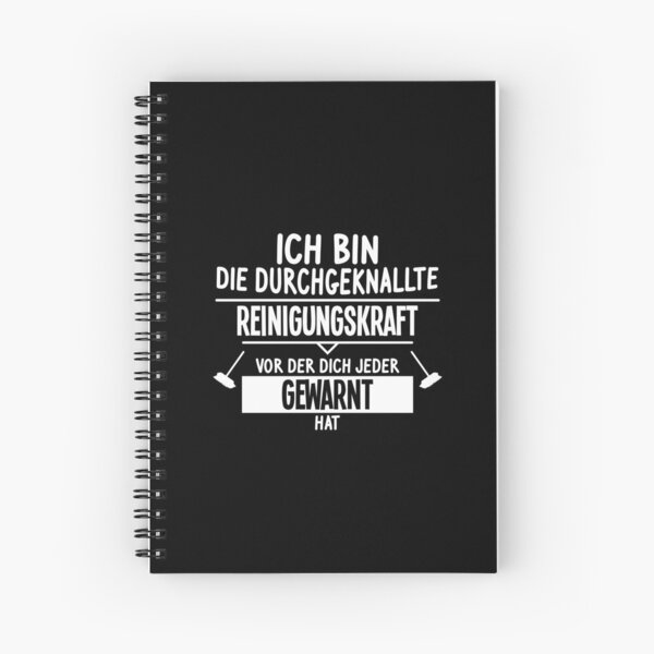 or cleaning power. Without a proper cleaning lady, some companies would sink into the dirt. Be proud to be a cleaner!
On current occasions, football ghost games are played all over the world. A viewer Spiral Notebook