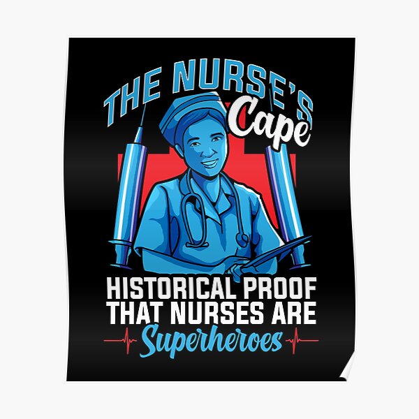 Nurses Cape Superhero Posters Redbubble - rainbow donor cape roblox
