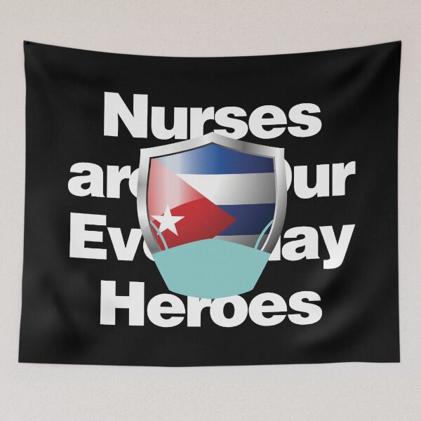 Item preview, Cuba Nurses are Everyday Heroes designed and sold by HelloFromAja.