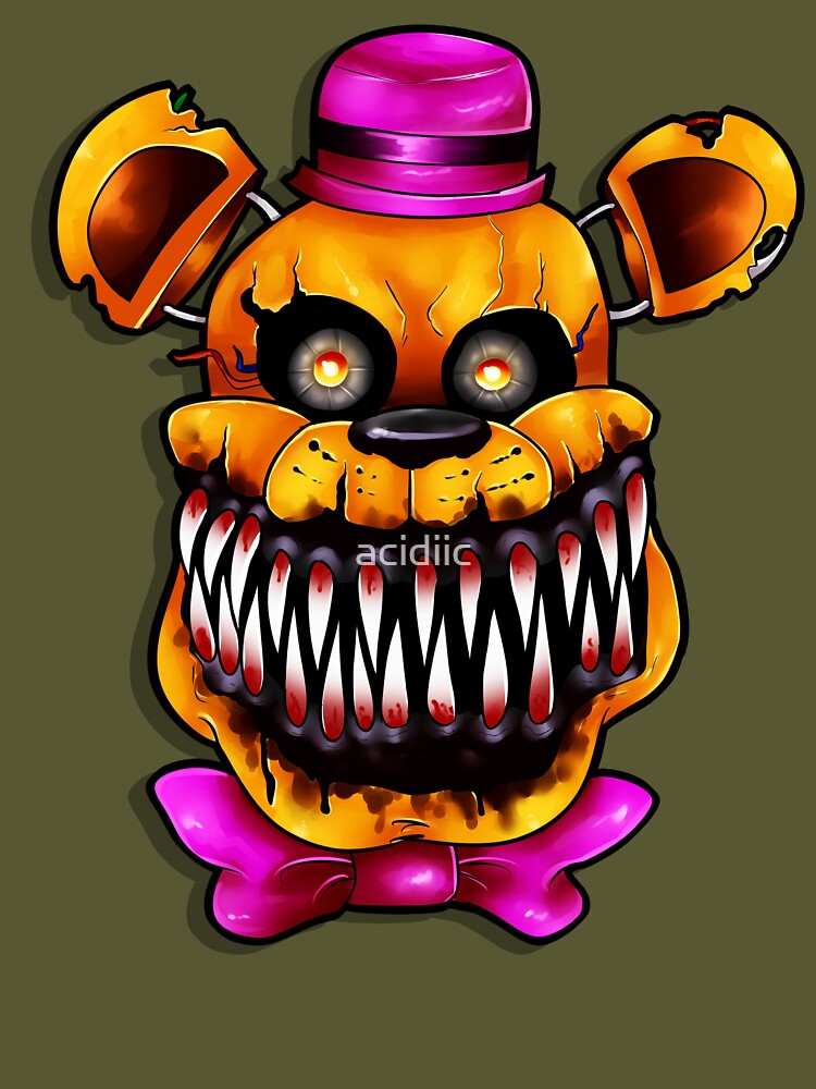 I am real” FNAF UCN Nightmare Fredbear Graphic T-Shirt for Sale by  terrieberrytont