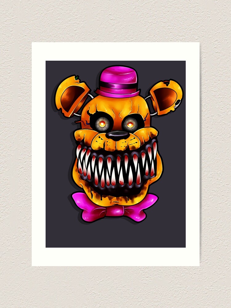 FNaF Nightmare Fredbear | Art Print