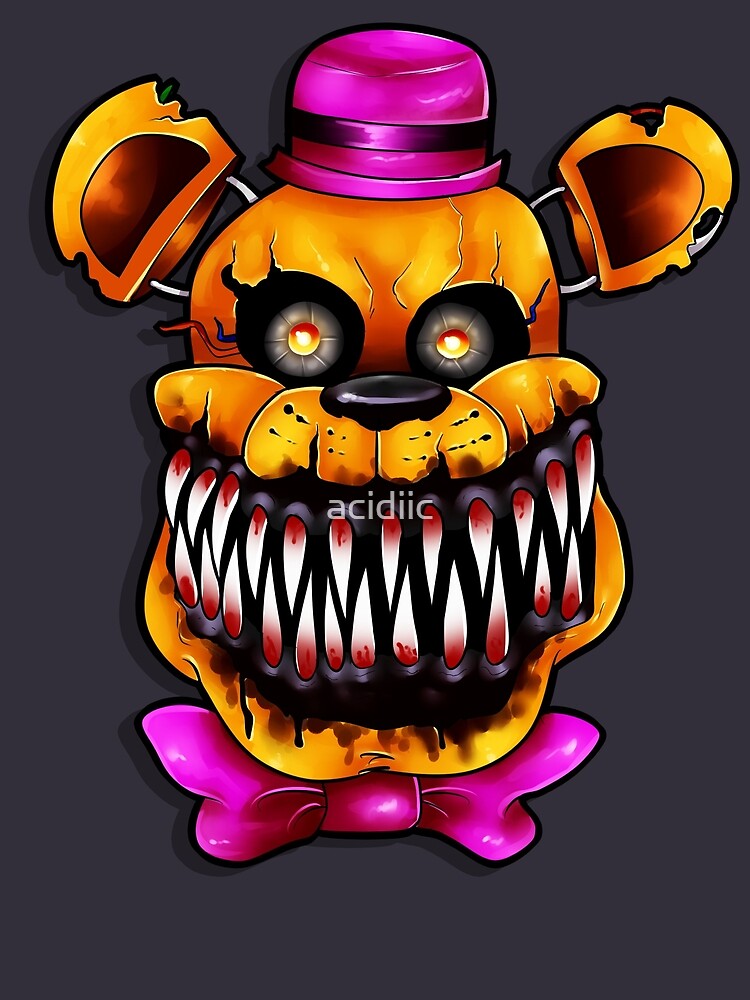 ArtStation - NIGHTMARE FREDBEAR FAN ART FIVE NIGHTS AT FREDDY´S 4