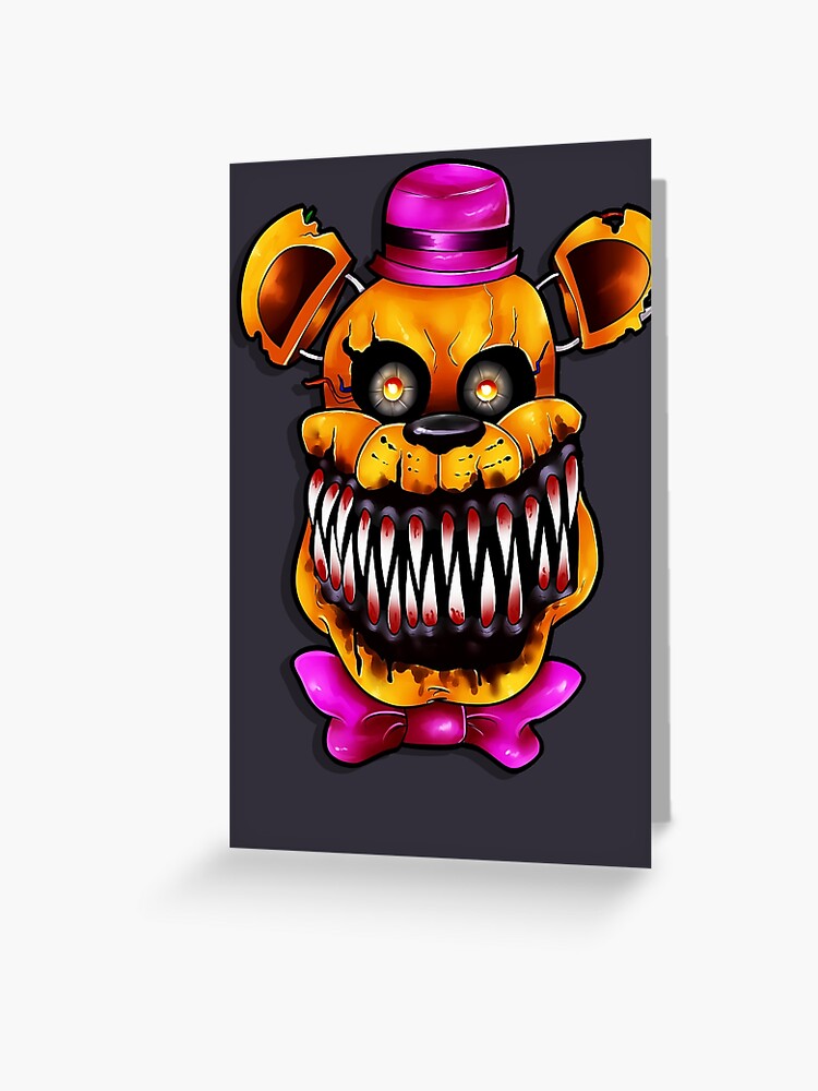 Five Nights at Freddy's - FNAF 4 - Nightmare Freddy Greeting Card