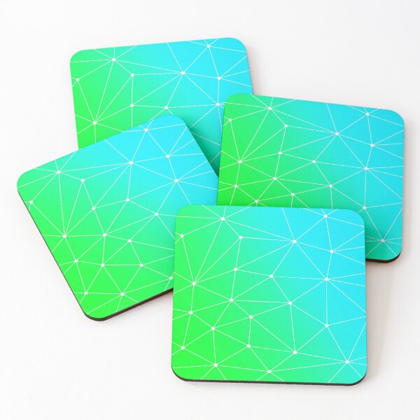 Item preview, Polygon Green & Blue  designed and sold by Lexormi.