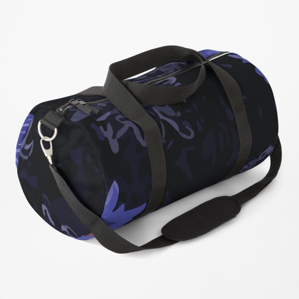 Dark summer night chrysanthemum oriental blooming flowers Duffle Bag