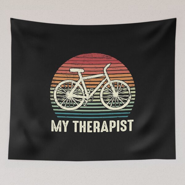 Item preview, My Therapist Bicycle Funny Biker Cycling Lover Vintage Bike Rider Cyclist Gifts designed and sold by alenaz.