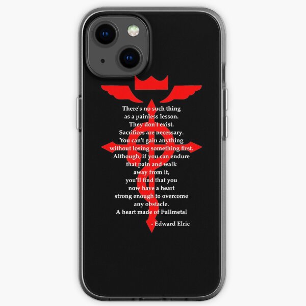 Fullmetal Heart Red iPhone Soft Case