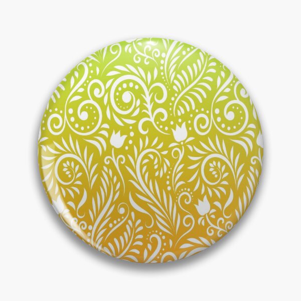 Item preview, Floral and Leaves - Lime & Orange (Citrus Lover Collection) designed and sold by CreativityRoams.
