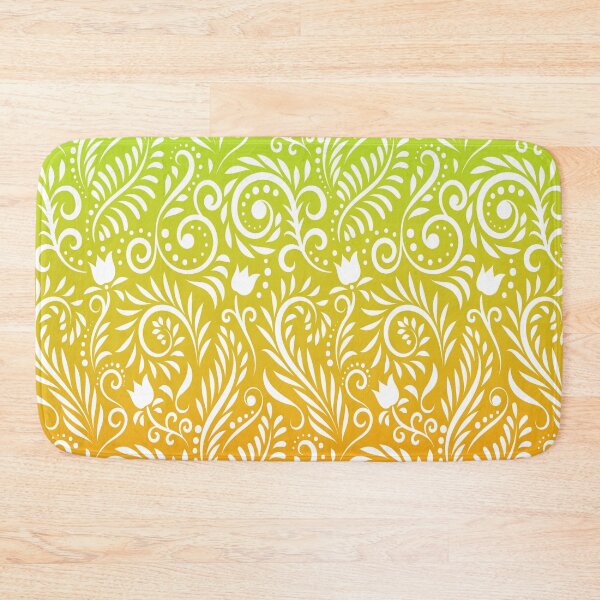 Item preview, Floral and Leaves - Lime & Orange (Citrus Lover Collection) designed and sold by CreativityRoams.