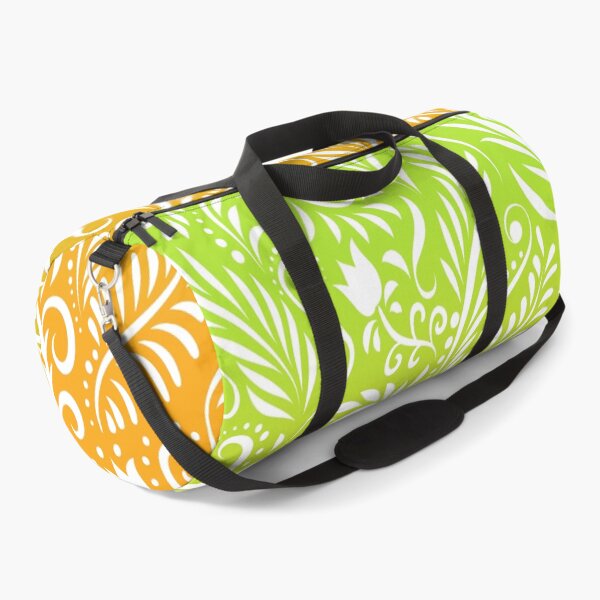 Item preview, Floral and Leaves - Lime & Orange (Citrus Lover Collection) designed and sold by CreativityRoams.