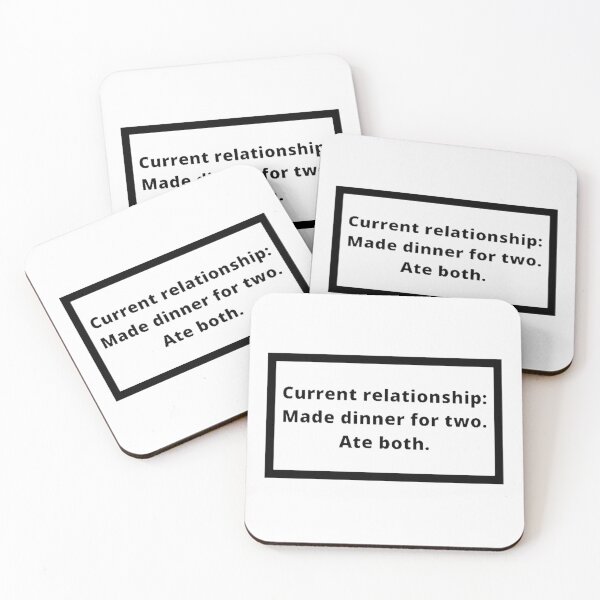 Item preview, Current relationship made dinner for two Ate both designed and sold by Omeris.