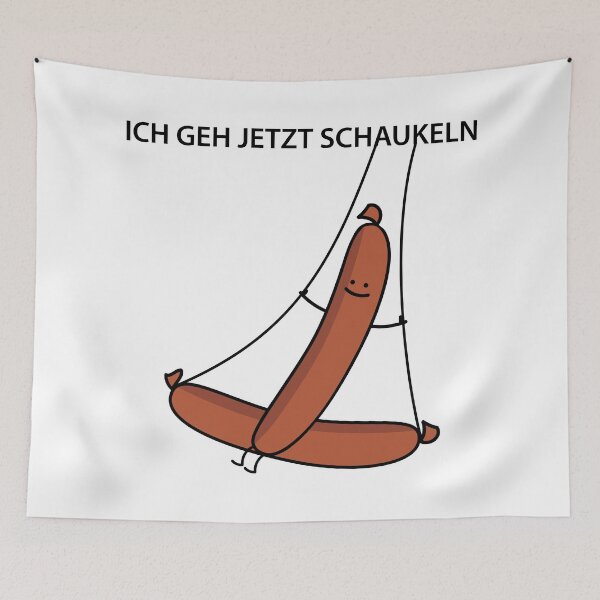 Item preview, Funny sausage goes rocking designed and sold by spontania.