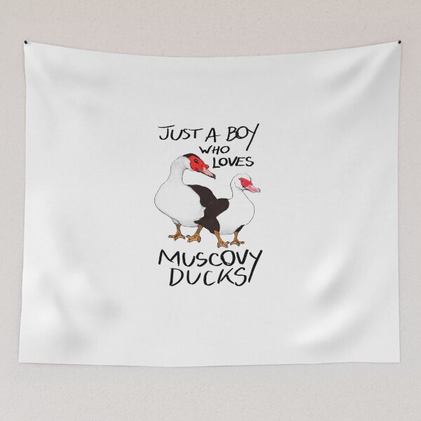 Item preview, Just a Boy Who Loves Muscovy Ducks designed and sold by NinGaui.