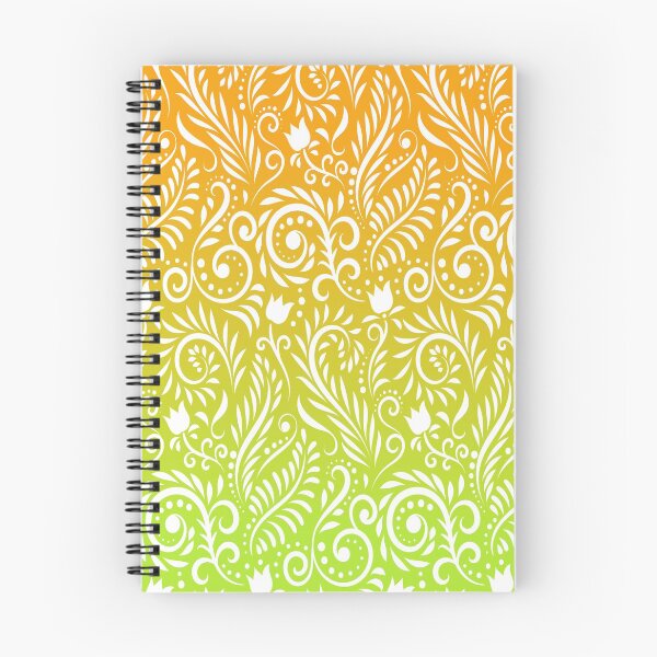 Item preview, Floral and Leaves - Lime & Orange RS (Citrus Lover Collection) designed and sold by CreativityRoams.