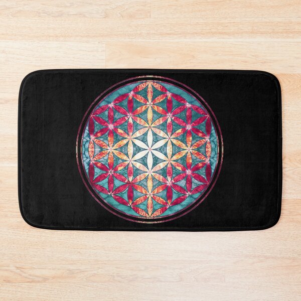 Item preview,  flower of life magenta teal designed and sold by filippobassano.