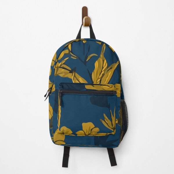 Hand drawn elegant plants pattern Backpack