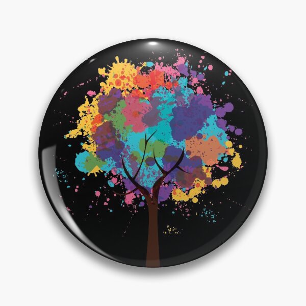 Item preview, Colorful Abstract Tree designed and sold by Dewirumbaina.