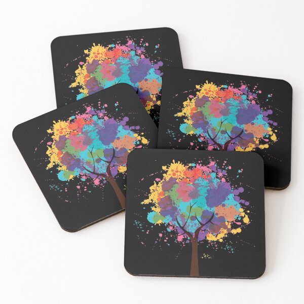 Item preview, Colorful Abstract Tree designed and sold by Dewirumbaina.