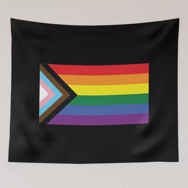 Item preview, Bandera del orgullo gay y trans designed and sold by Civil-Woke.