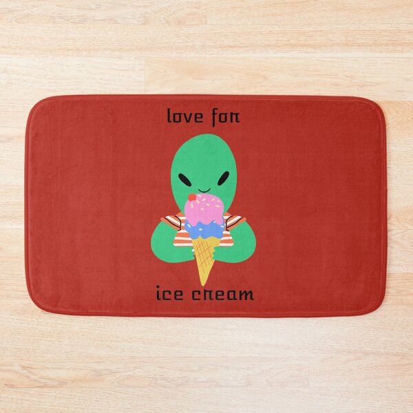 Item preview, Space alien love for ice cream funny design  designed and sold by cathelkav.