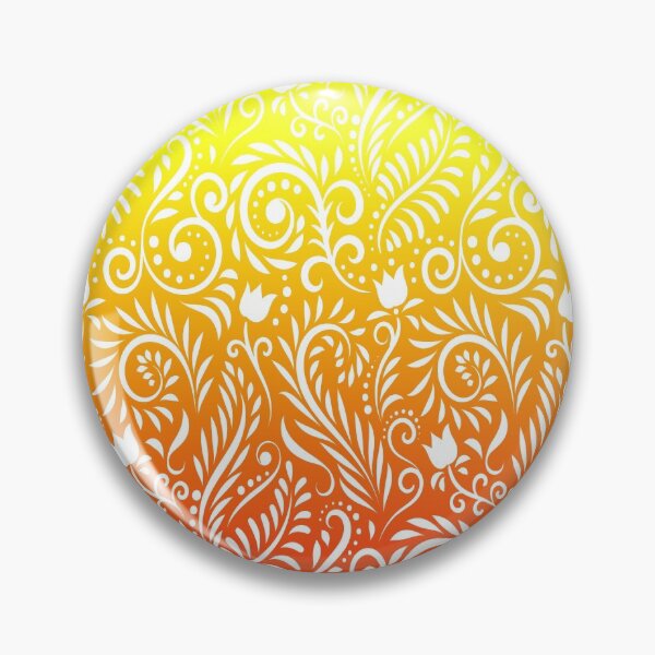 Item preview, Floral and Leaves - Lemon & Tangerine (Citrus Lover Collection) designed and sold by CreativityRoams.