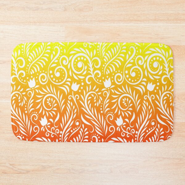 Item preview, Floral and Leaves - Lemon & Tangerine (Citrus Lover Collection) designed and sold by CreativityRoams.