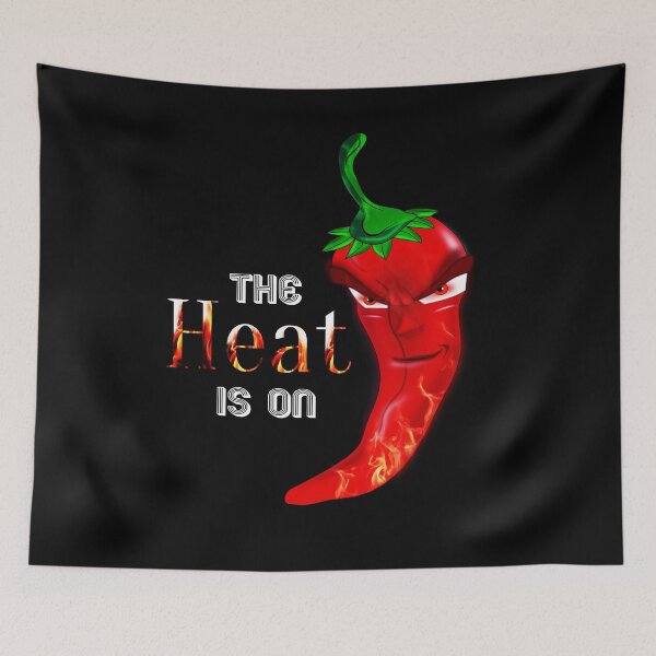 Item preview, hot chilli pepper the heat is on pepperoni hot designed and sold by Raeolus.
