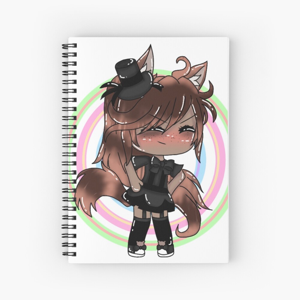 Lisa Bad Girl Gacha Life Gacha Club Spiral Notebook By Megellano Redbubble