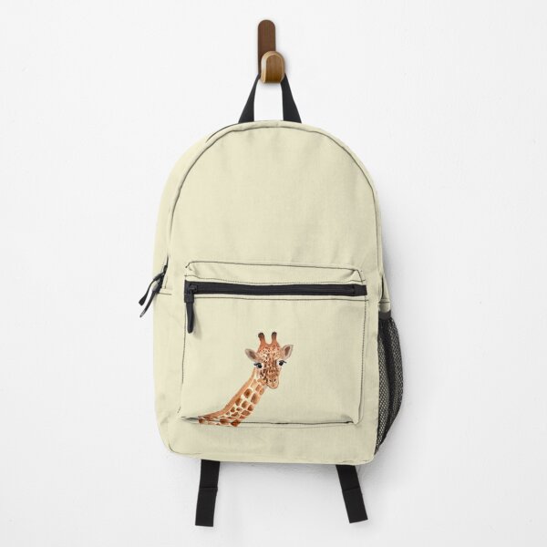 Watercolor Giraffe Backpack