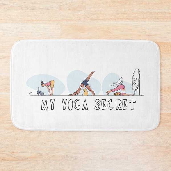 Item preview, My Yoga Secret Cats designed and sold by cre8iven8ive.