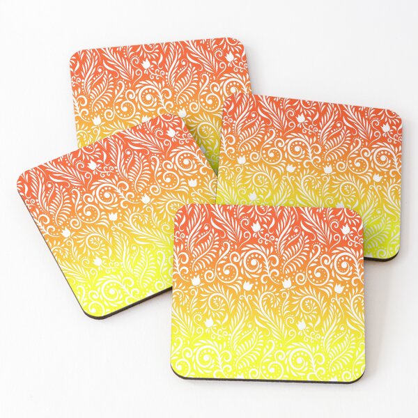 Item preview, Floral and Leaves - Lemon & Tangerine RS (Citrus Lover Collection) designed and sold by CreativityRoams.