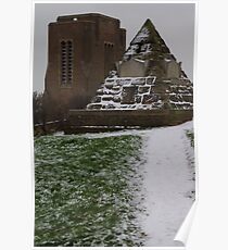 James Burton Pyramid and St.Leonards Church Poster