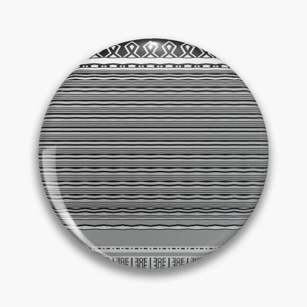 Artikelvorschau, monochromes Design ist leistungsstark. Dieses schwarz-graue Morphed-Muster eignet sich hervorragend für Kleidungsstücke und Wohnkultur. Ursprünglich mathematisch in seiner Konstruktion entworfen und verkauft von shirtdan.