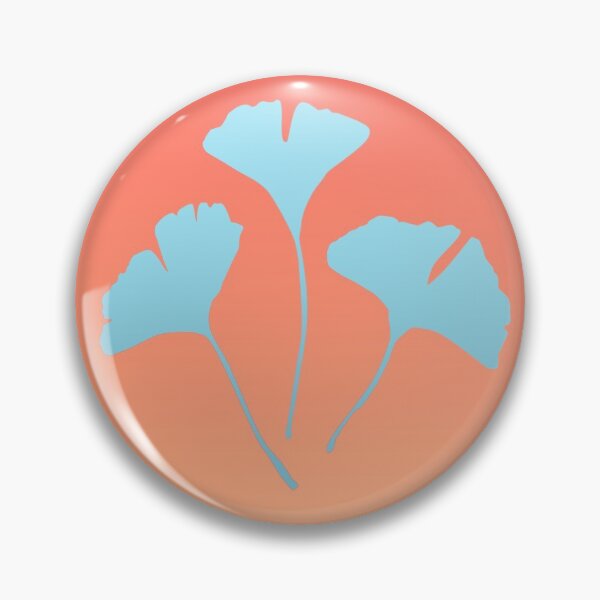 Item preview, Ginkgo Leaves and Living Coral designed and sold by AllisonDelDuca.