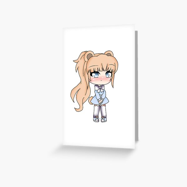 Gacha Life - Cute Gacha Girl - Greeting Card for Sale by bloamineads