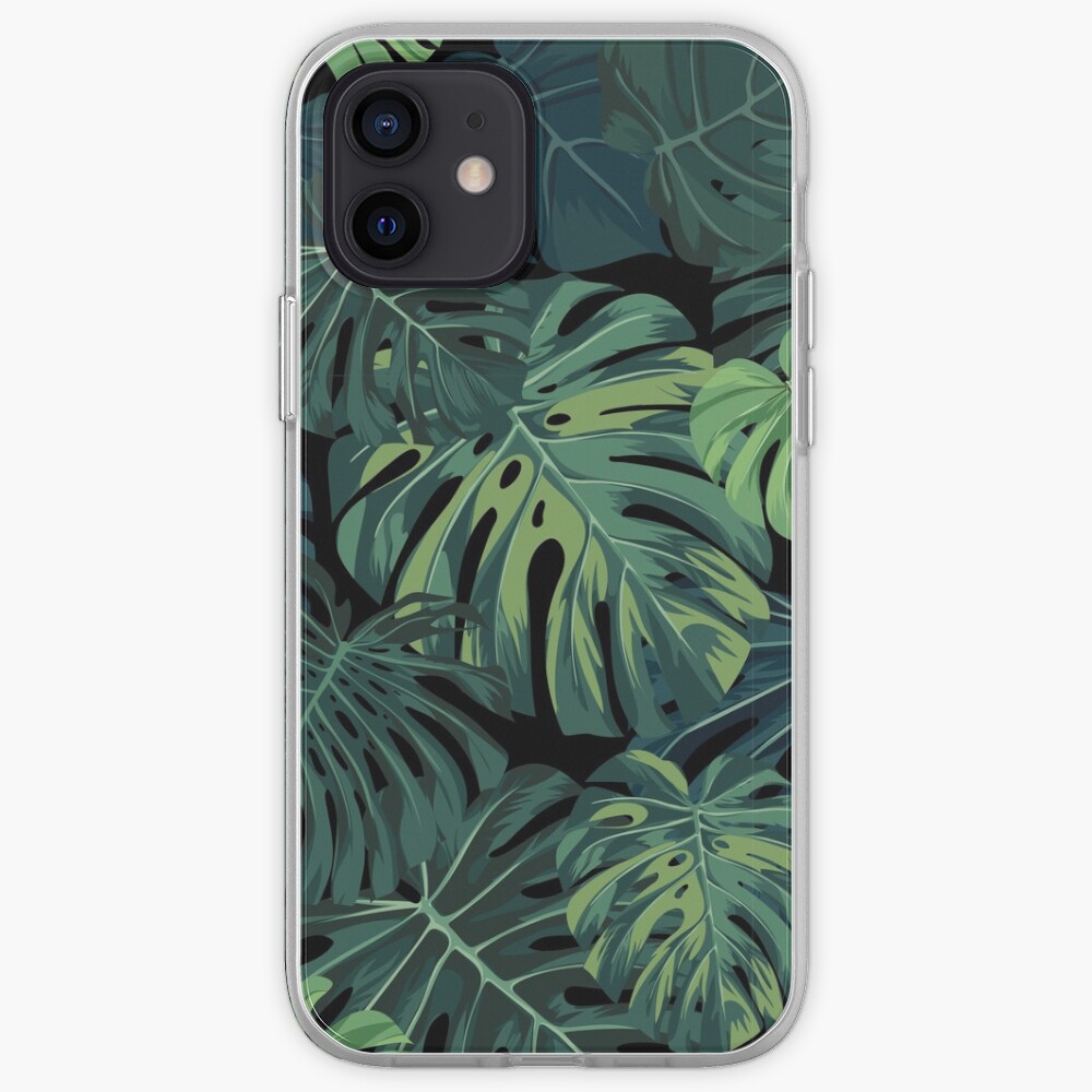 Monstera leaves iPhone Case & Cover