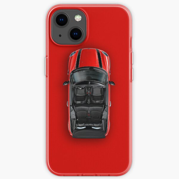 Mini Cooper Cabrio Étui pour iPhone Rouge Coque souple iPhone