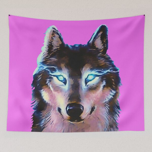 Item preview, Wolf with green shining eyes designed and sold by helenkaiy.