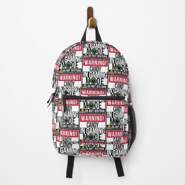 Drawstring Backpack Holiday Stick Candy Canes Rucksack