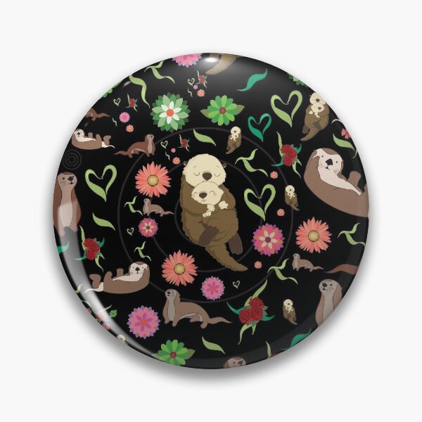 Item preview, Sea Otters pattern amazing sea otters Art designed and sold by kalimiro.