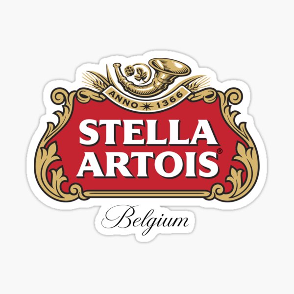 stella anno artois belgium Sticker