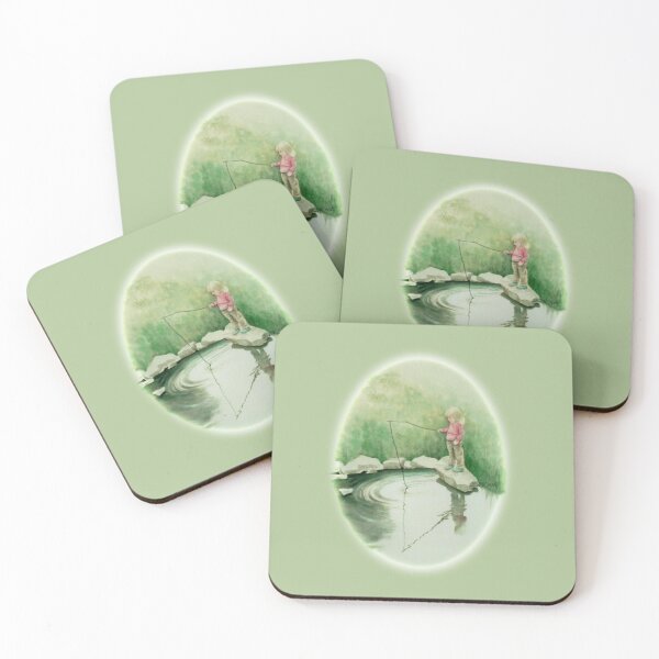 Item preview, Child Fishing in Tranquility designed and sold by Lois-jessop.