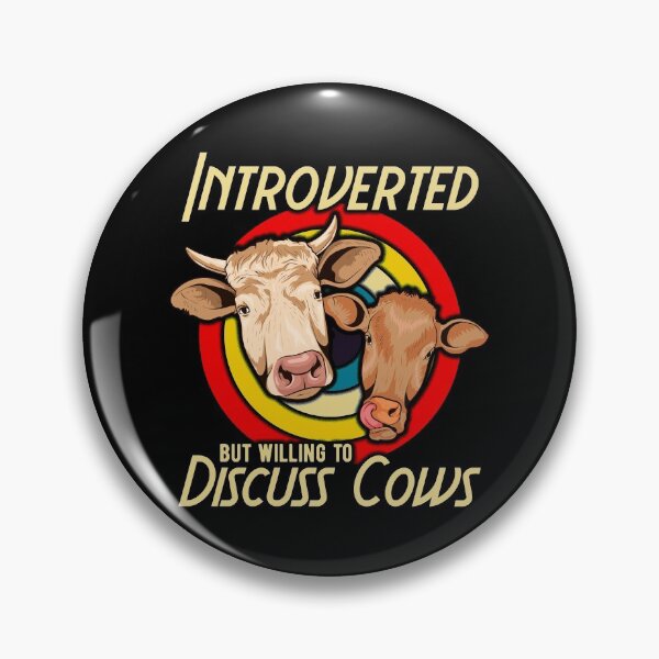 Item preview, Funny Introverted But Willing To Discuss Cows designed and sold by perfectpresents.