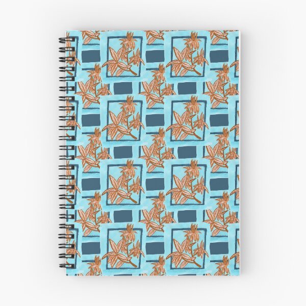 Item preview, framed loqat branch pattern in teal designed and sold by AnnaBaldon.