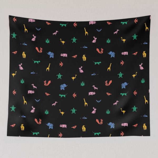 Item preview, Colourful simplistic origami pattern  designed and sold by ICOAHEnding.